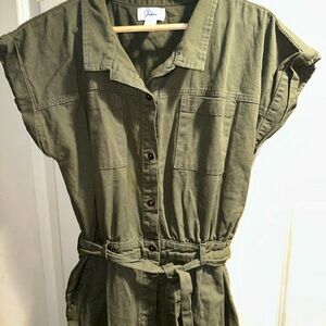 Olive Green Jumpsuit